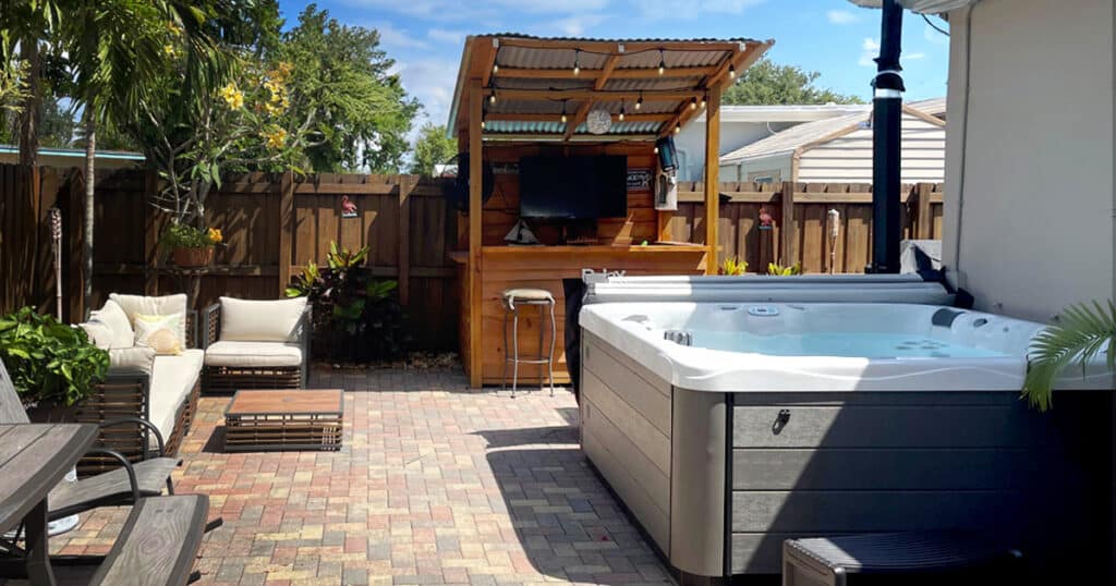 above ground hot tub ideas