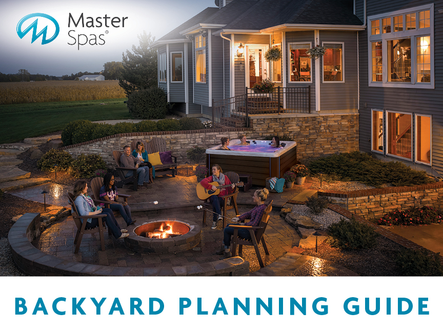 Hot tub backyard planning guide front cover