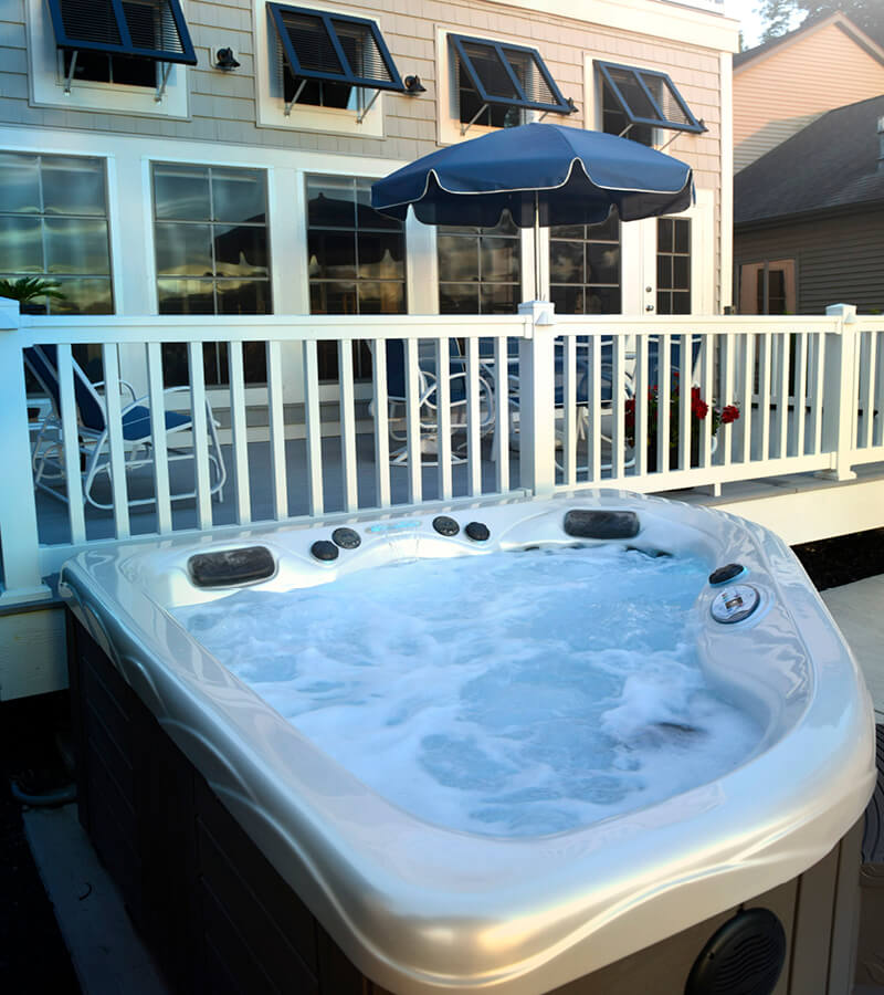 Hot Tub by Deck