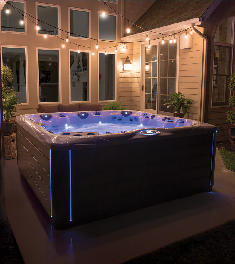 Hot Tub at Night