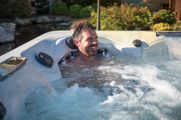 neck pain hot tub