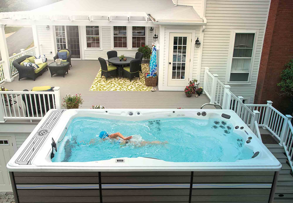 swim spa installation HOA