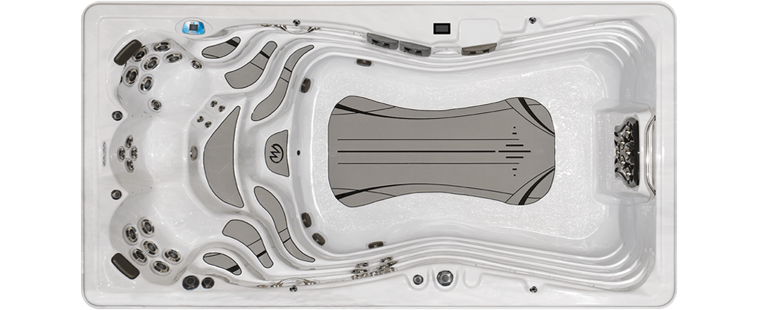 Challenger 15 D Swim Spa Downshot